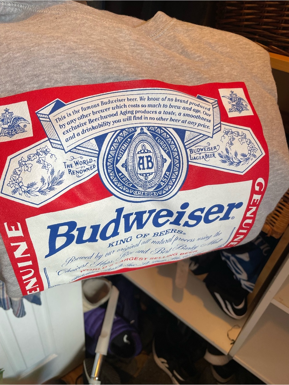 Budweiser Graphic Red, White & Blue
